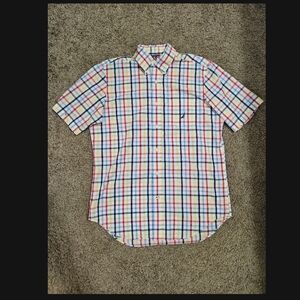 Nautica Men's Multicolor Plaid Short Sleeve Shirt
